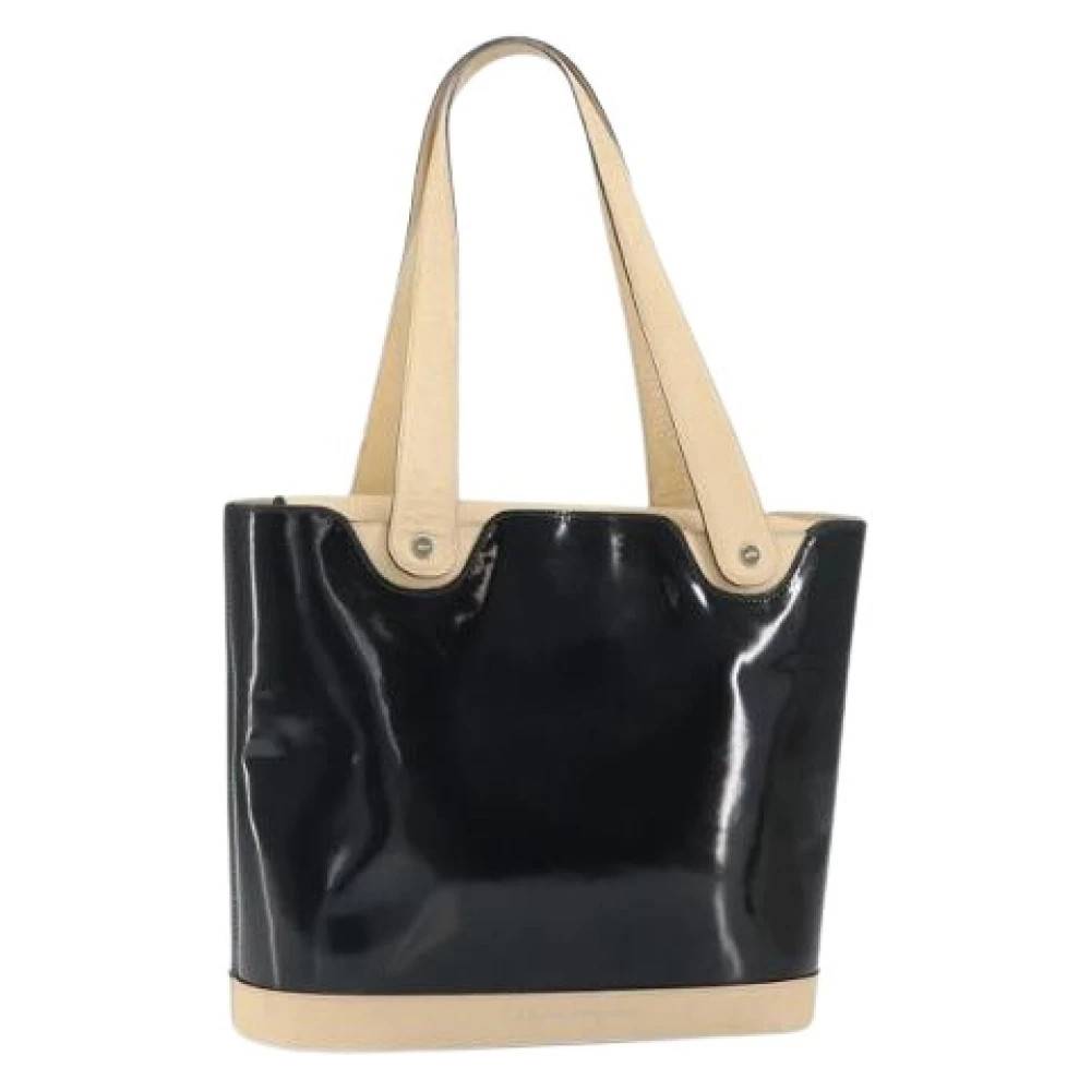 Salvatore Ferragamo Pre-owned Pre-owned Tote Bag - Vintage - Dame - Sort - ONE SIZE - Læder