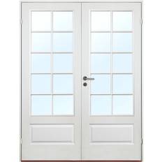 Parinnerdörr gotland Vit (standard) (NCS S 0502-Y) Frostat glas