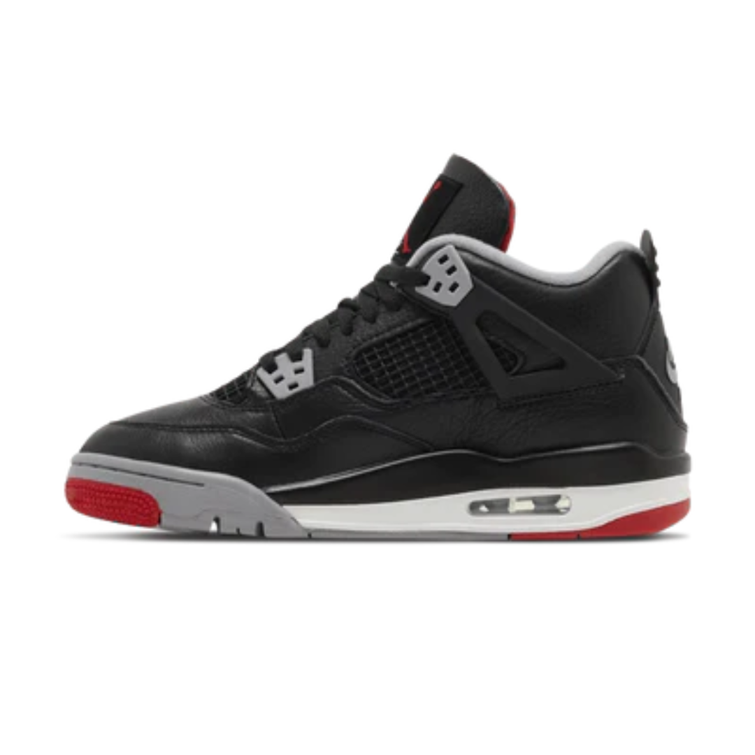 Air Jordan 4 Bred Reimagined GS - Iconic Style and Comfort - UK3.5