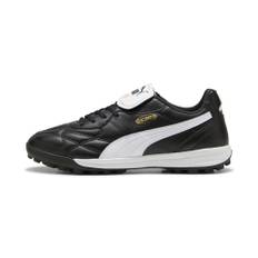 PUMA KING TOP TT Football Boots Unisex, Shoes, Black/White/Gold, 42