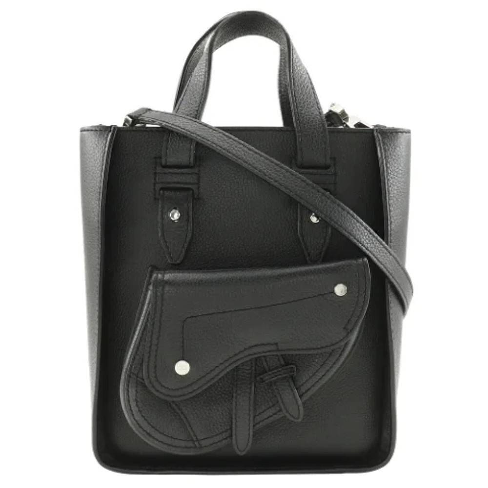 Dior Vintage Pre-owned Laeder dior-tasker - Vintage - Dame - Sort - ONE SIZE - Uld