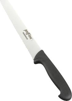 Proff-Line Brödkniv, svart, 20 cm - Svart