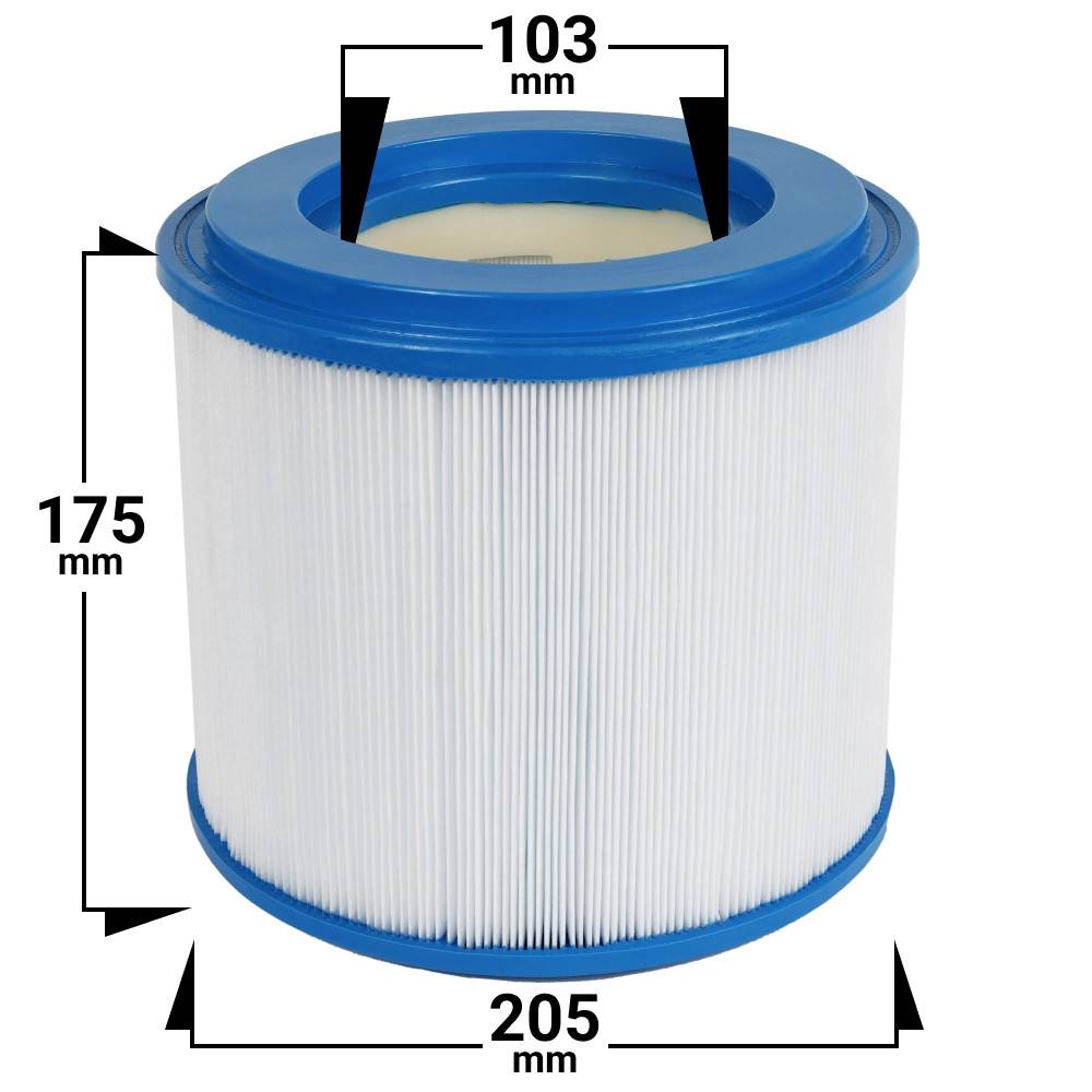 1- pack Spafilter som passar bl.a. PMA45 Master Spa