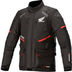 Alpinestars Honda Andes v3 Drystar Motorcykel tekstiljakke, sort-rød, størrelse 4XL til mand