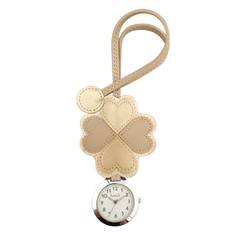 [Follow] Pocket watch IWAWP hoock Clover hang watch E02423S-6 GD Ladies