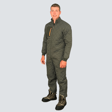 Outdoor Quilt Coverall Unisex Olive / XXL