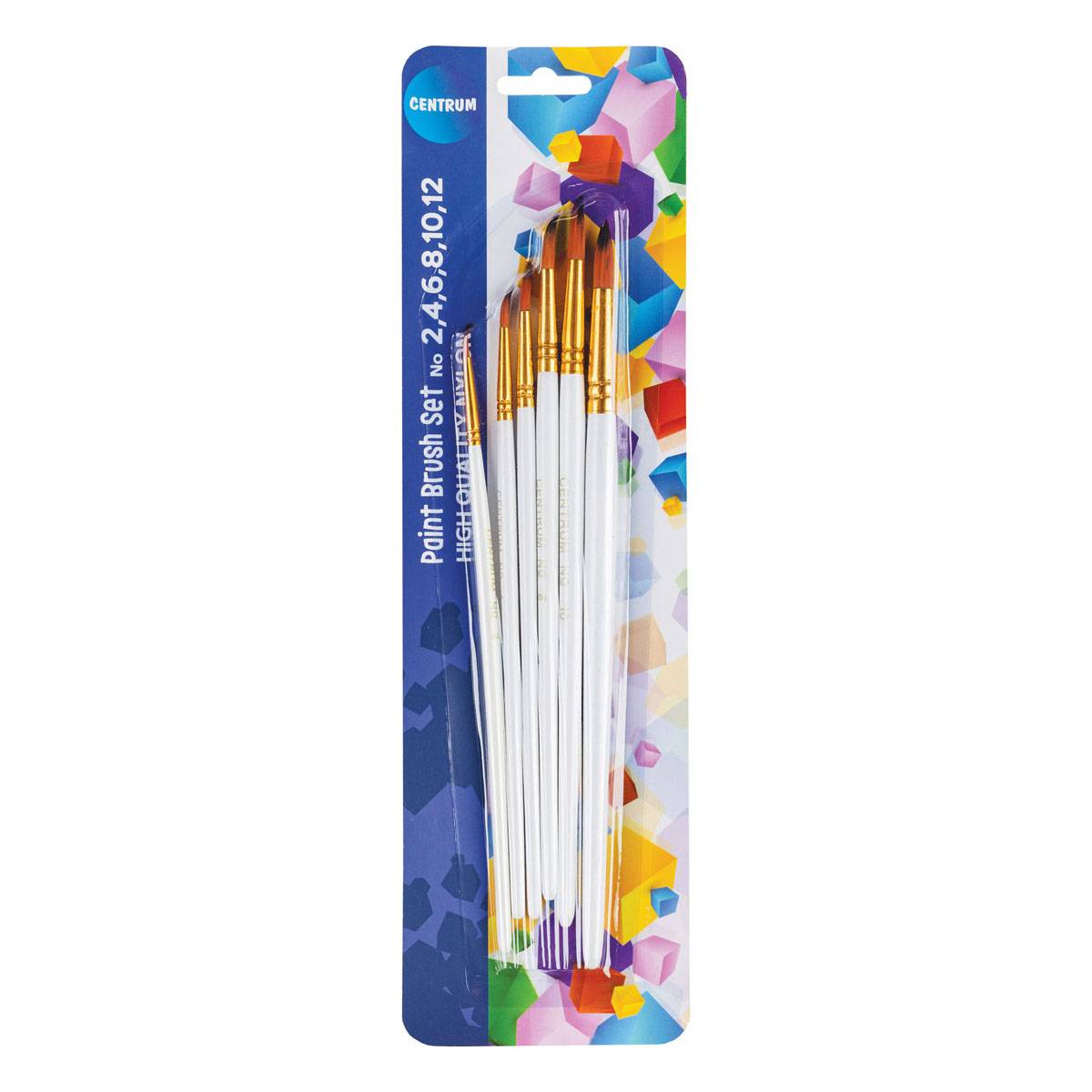 Penslar runda nylon 6 storlekar
