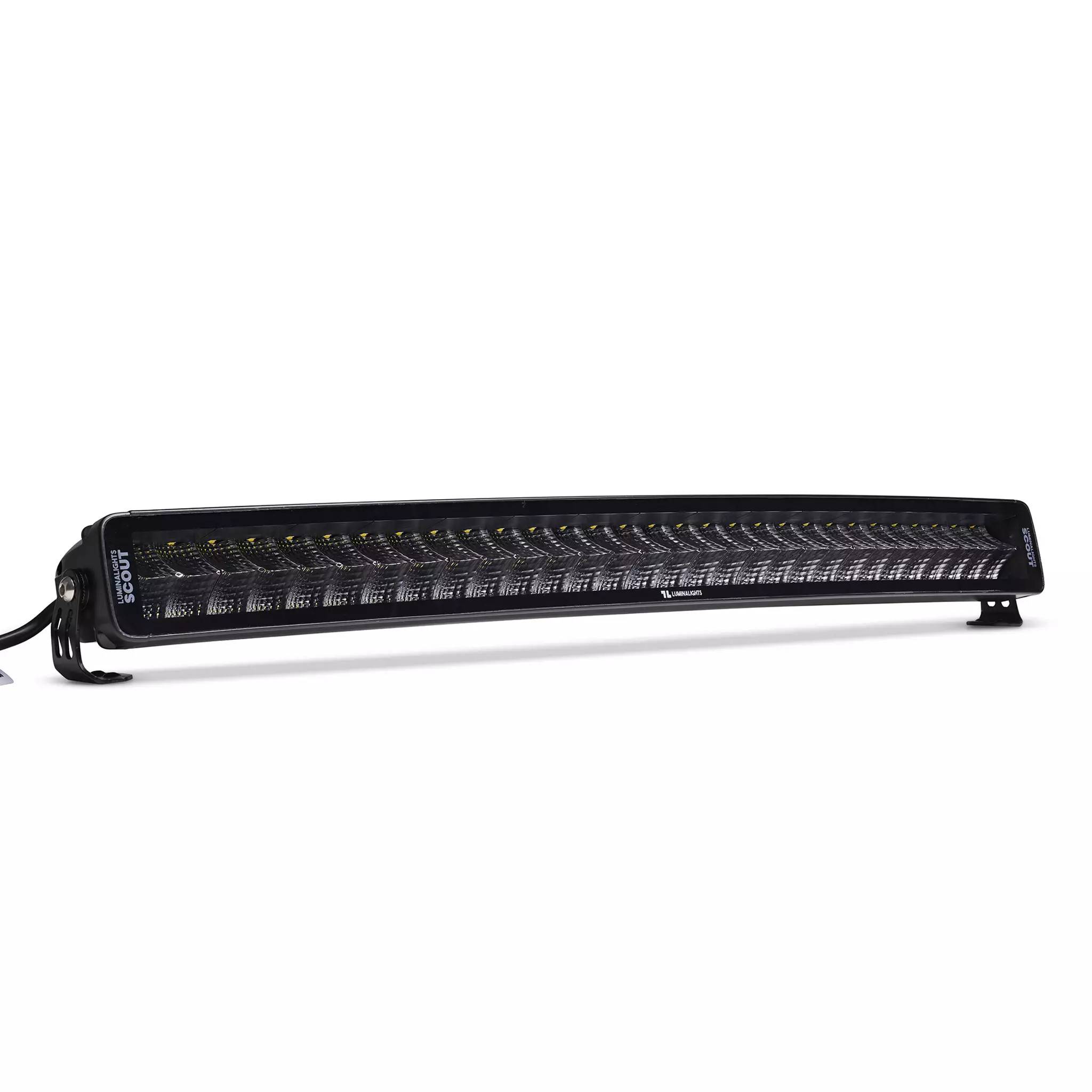 Arbetsljusramp LuminaLights Dark Work Dual 800 Curved LED – 815 mm Flood Beam