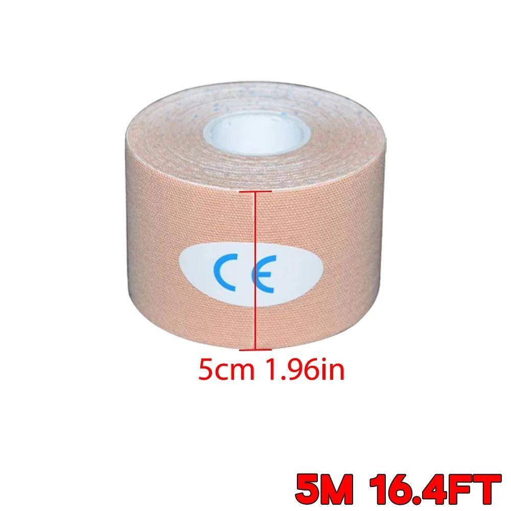 Sports Kinesio Tape Elastic Knee Pain Relief Muscle Support Athletic Recovery Fitness Bandages