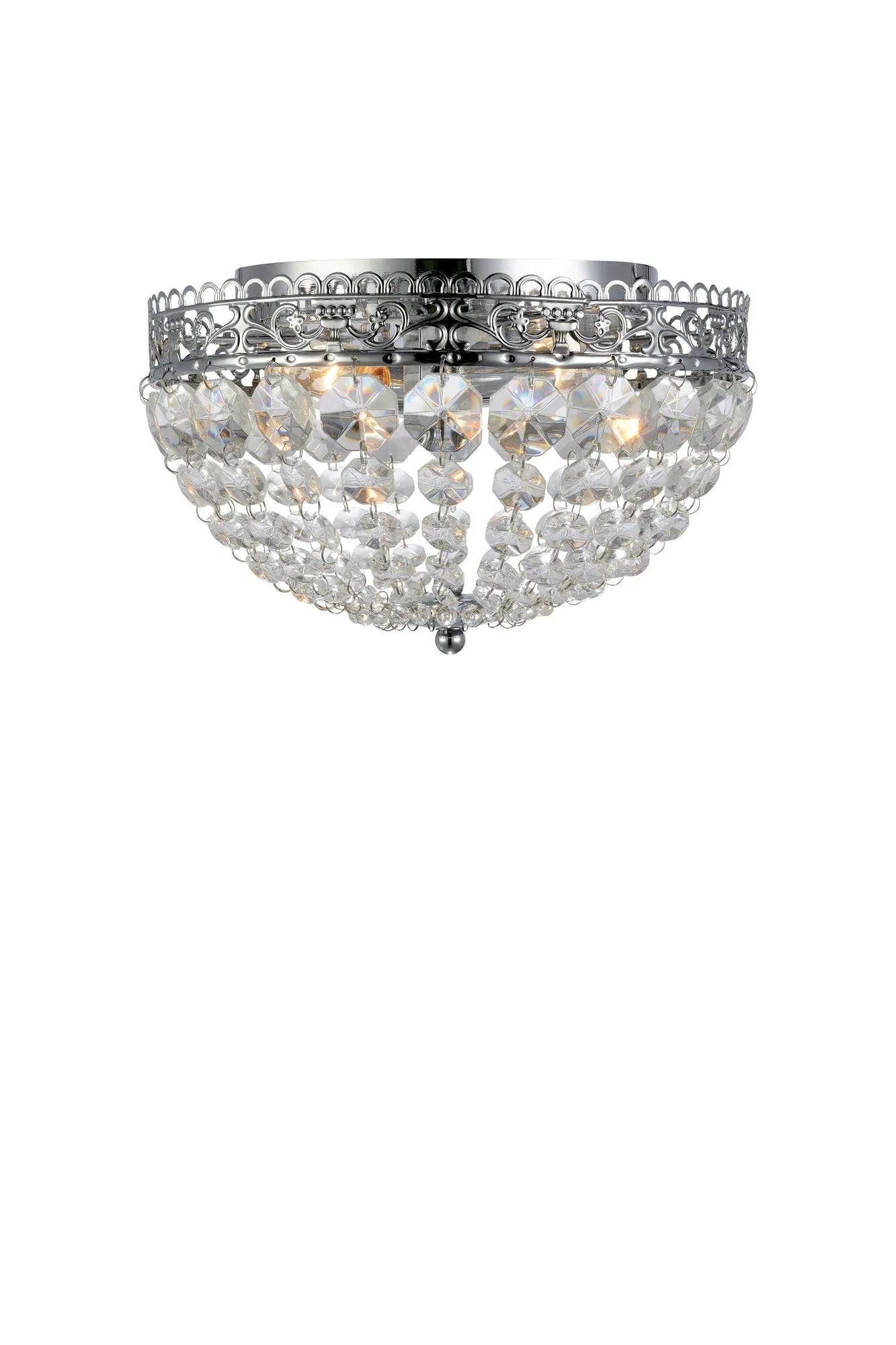 Saxholm Kristallplafond Krom