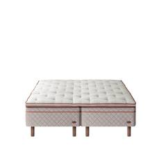 DUX - DUX 3003 160 x 200 DUX Xupport Plus - Walnut - Senge - Beige,Grå