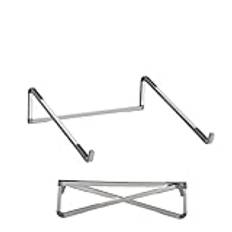 Portable Laptop Riser - Aluminium Laptop Riser, halkfri Laptop Stand | Lätt ergonomisk hopfällbar bärbar bärbar datorhållare, hållbart kompakt och stabilt bärbar stativ för 11-17 dator