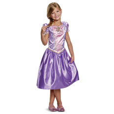 Disguise - Classic Kostume - Rapunzel (116 cm) - Klar til levering - Purple