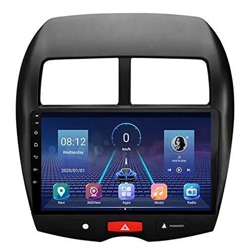 10,1 tum Android 8.1 bilradio stereo huvudenhet för Mi-tsubishi ASX 2013-2018, bil GPS-navigeringsstereo/Bluetooth/FM/RDS/rattkontroll/bakkamera, 4 kärner-4G+WIFI: 1+16G