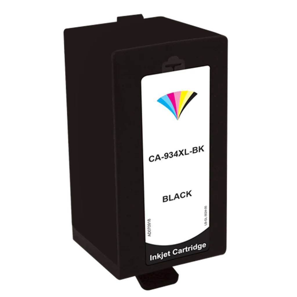 Bläckpatron Svart CA-934XL-BK Ersätter HP C2P23AE