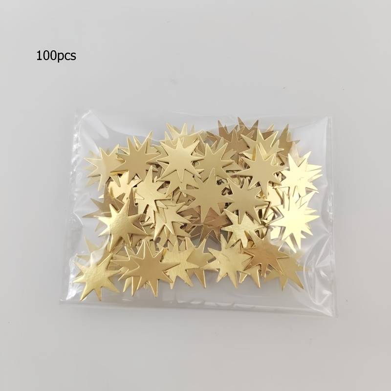 100pcs Of Confetti For Christmas Party Decoration, Colorful Table Scatter., Halloween Decorations, For Christmas, Halloween