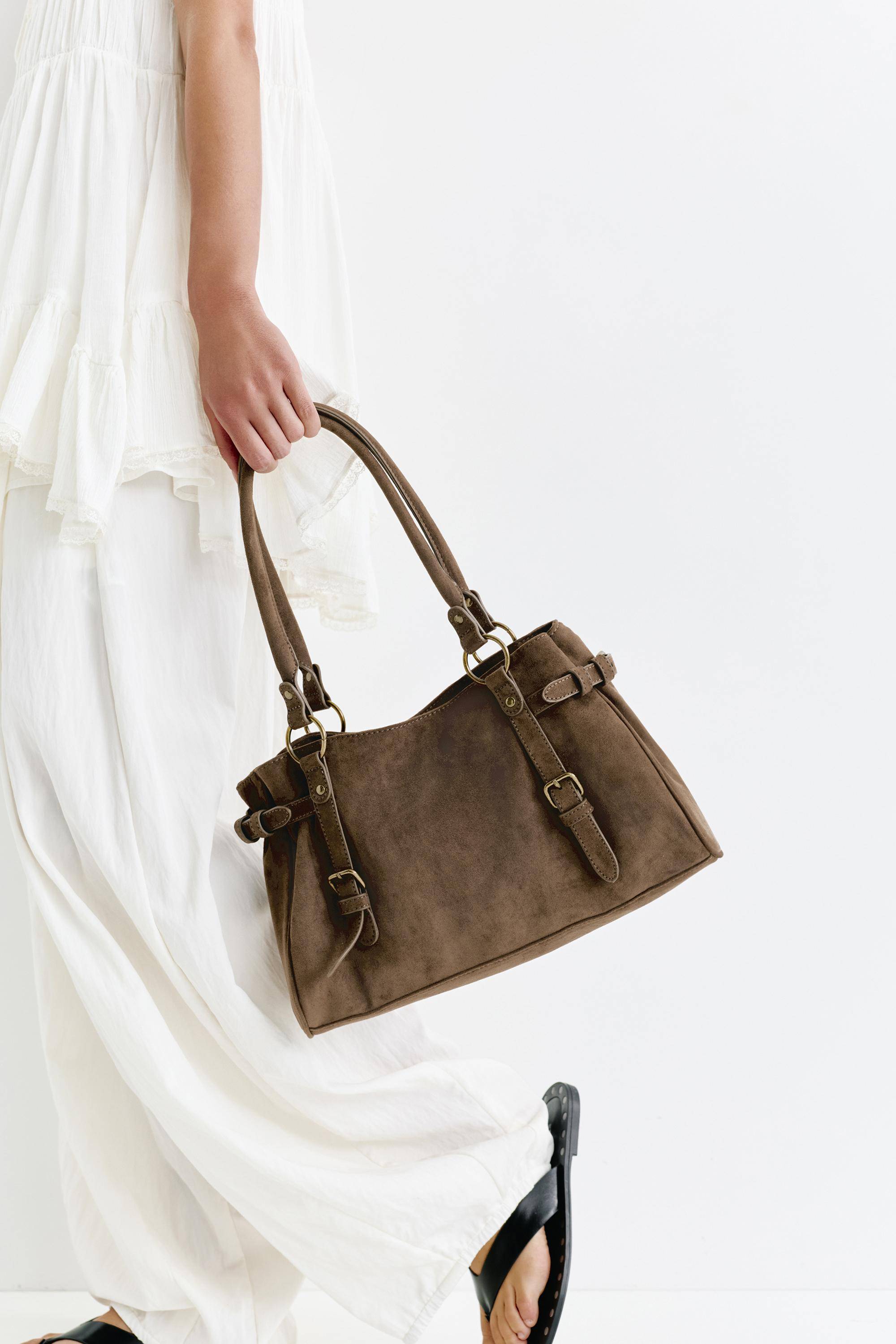 Buckle Shoulder Bag
