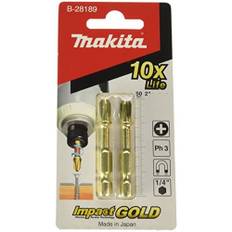 Makita B-28189 Impact Gold Driver Bit Phillip #3 2 Se