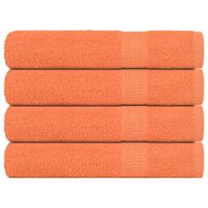 håndklæder 4 stk. 100x200 cm 360 g/m2 100 % bomuld orange