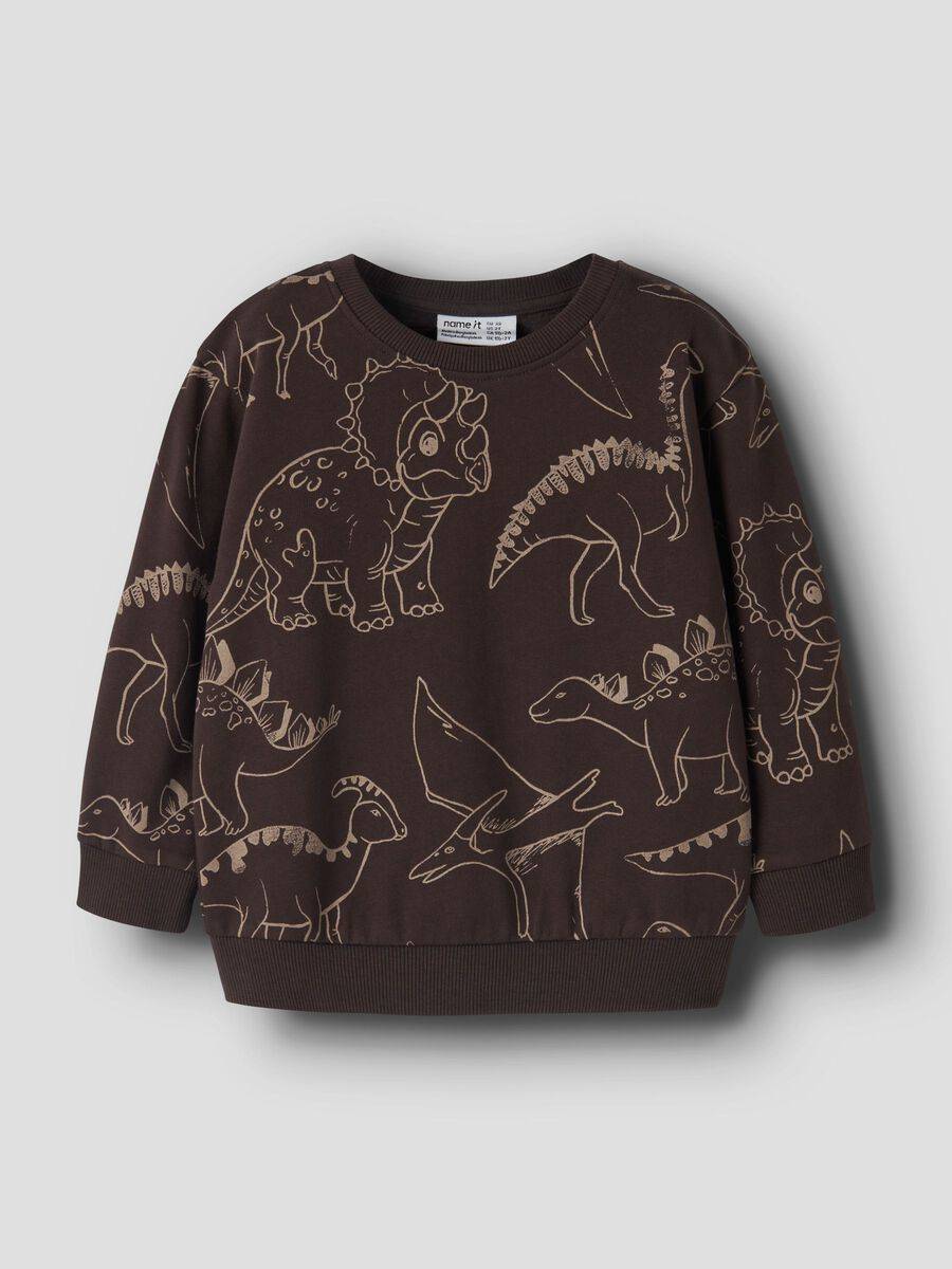 Ekologisk Bomull Sweatshirt - Brun - 104
