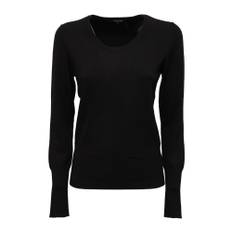 Geox, Strik, Dame, Sort, L, Uld, Åndbar Sweater Respira