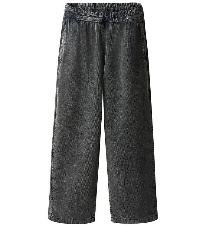 Molo Byxor - Aster - Tvättad Black - Molo - 7 år (122) - Byxor - Bomull