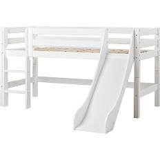 Hoppekids ECO Luxury halvhøj seng med rutsjebane 90x200 cm