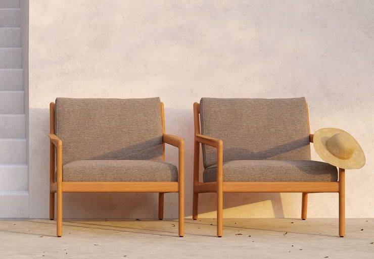 Jack Outdoor loungestol | Ethnicraft Mocha