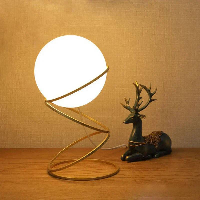 PureGlow - Modern Elegant Bordslampa för Stämningsfulla Interiörer - Varmt ljus