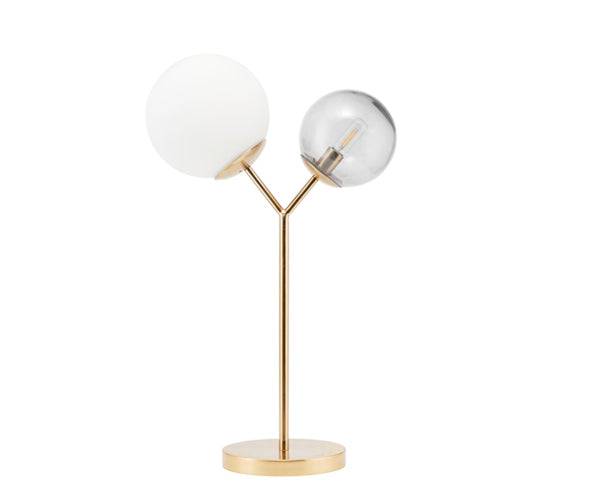 House Doctor Twice Bordlampe - Messing Finish.