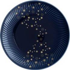 Porcelain Arc Blue Stars Medium Plate Seconds