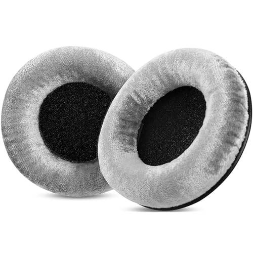 Uppgradering sammet ersättning öronkudde öronkuddar kompatibel med Beyerdynamic DT990/DT990 PRO/DT880/DT770/PRO hörlurar minnesskum öronkuddar