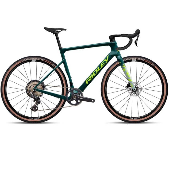 Ridley ASTR GRX600 1x12 Gravelcykel Storm Green Metallic - Ramstorlek XL -
