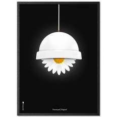 Brainchild - Klassisk Flowerpot Plakat – Sort  - Plakat - Ramme i sortmalet egetræ - 50x70