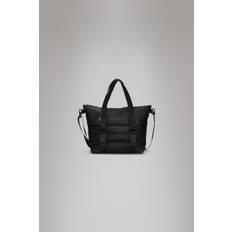 Rains Puffer Mix Tote Bag Mini - Black (OS)