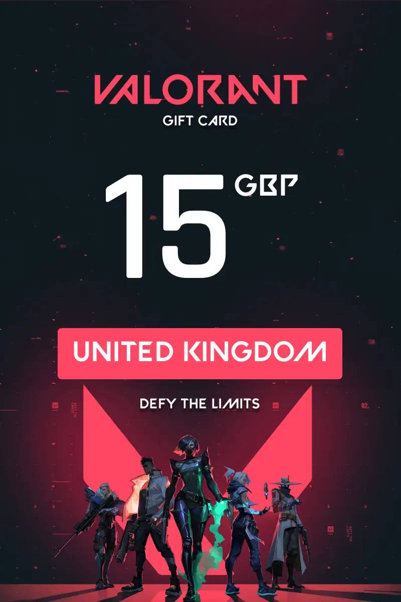 Valorant £15 GBP Gift Card (UK) - Digital Code.