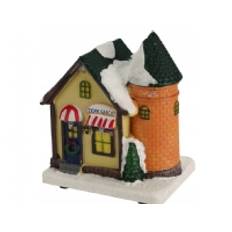 Home Styling Collection Juledekoration Figur, julehus, 10 x 14 cm
