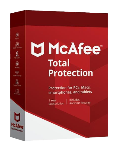 McAfee Total Protection / 10 devices – 1 Year, Global