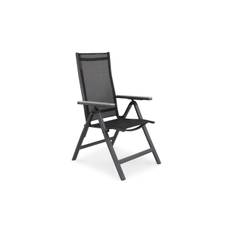 Comfort Garden 2-pack Monaco Light Positionsstol - Svart/grå Svart Plast