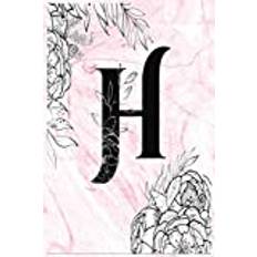 H: Letter H alphapet Initial Monogram Notebook - Girls & Women . Writing Pad, Journal . gift . 120 Pages - Size 6x9 . Monogram Notebooks . dairy .