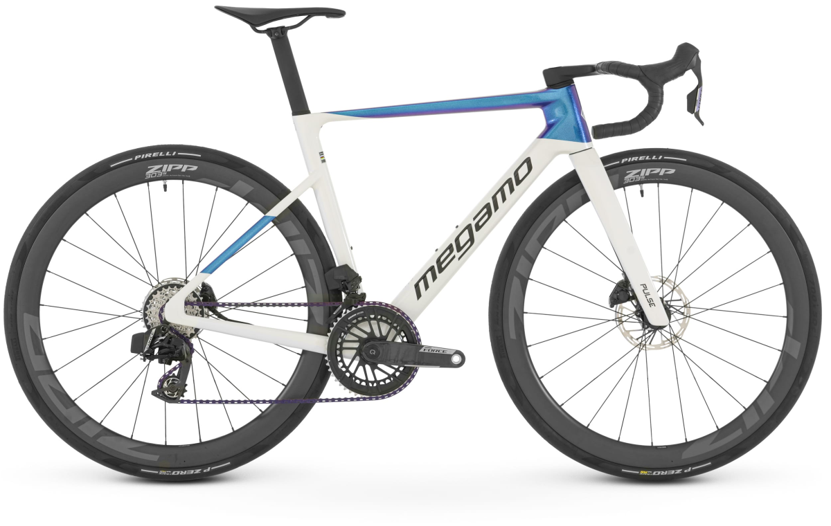 Megamo Pulse 04 - 2026 - WHITE BLUE - S 29"- Cykel