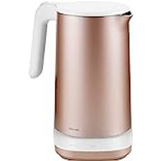 ZWILLING ENFINIGY Kettle Pro, temperaturinställning, kalkfilter i rostfritt stål, varmhållningsfunktion, 1 850 watt, 1,5 l, rosa