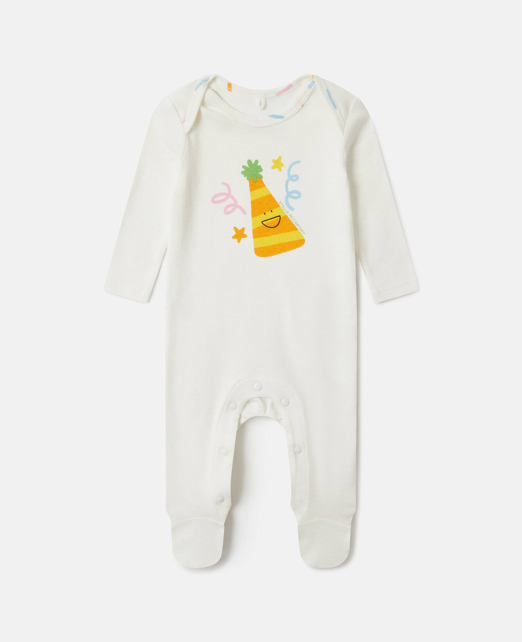 Stella McCartney - Party Hat Print Hat And Romper Set, , Size: 1m
