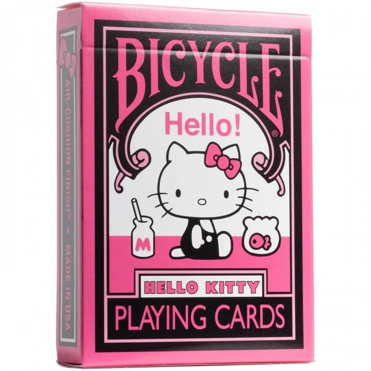 Bicycle Hello Kitty Black & Pink Playing Cards Deck