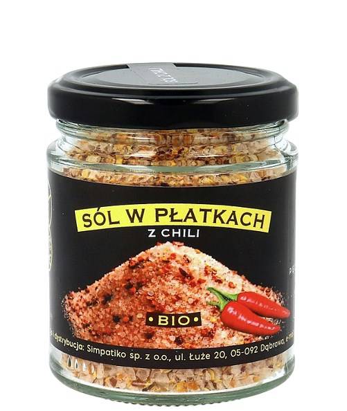 Pięć Przemian - Himalayan Pink Salt Flakes with Chili - Organic 85g