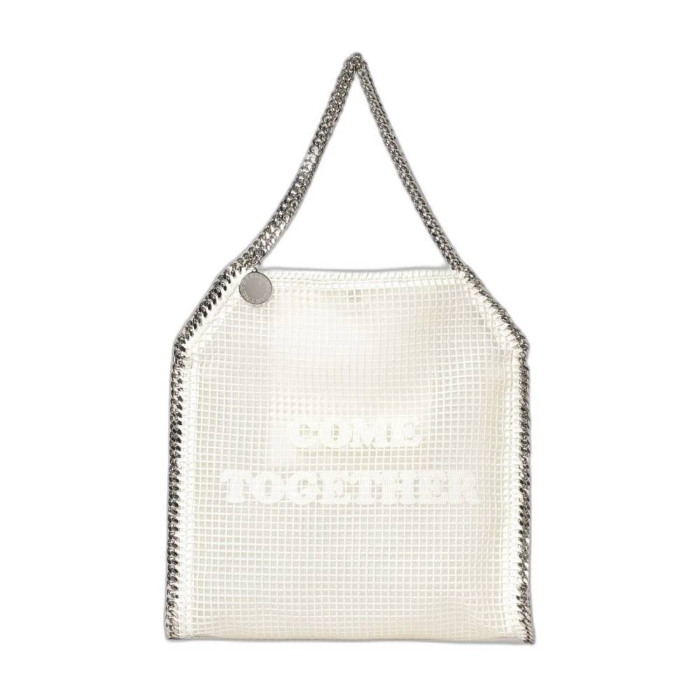 Stella McCartney Skuldertaske - Tasker - Dame - Hvid - ONE SIZE - Uld