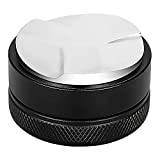 ANCLLO 51 mm kaffefördelare, 3 vinklade sluttningar justerbar palm tamper passar 51 mm Delonghi Dedica filterhållare – professionellt espresso fördelare nivellerare verktyg