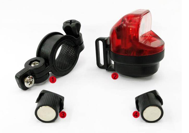Magnet cykellygte KXK02 - uden batteri og lang levetid Easylight.dk