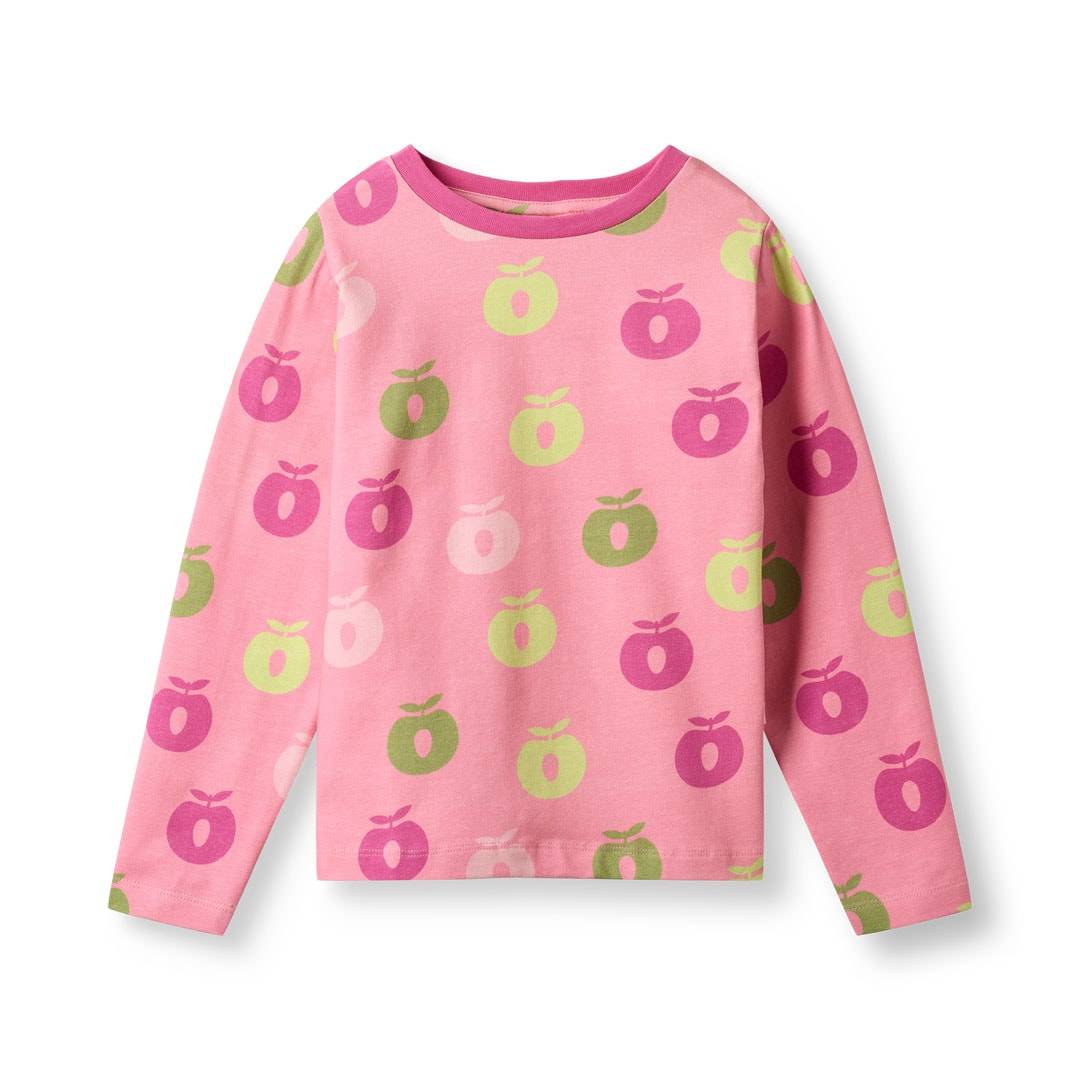 Småfolk Gala Langærmet Top Candy Floss Candy Floss 5-6 Y Lyserød 5-6 år Drenge, Piger