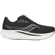 Saucony M Ride 18 Wide Löparskor Black/White - US 10